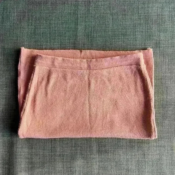 American Apparel Women’s Pink  Knit Bodycon Pencil Barbiecore Office Skirt XS - Picture 5 of 9